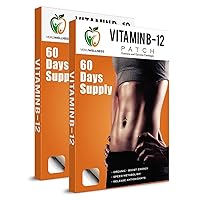 B12 Patch - Energy Boost (2-Pack) – 120 Day Supply B12 Patches - No Caffeine