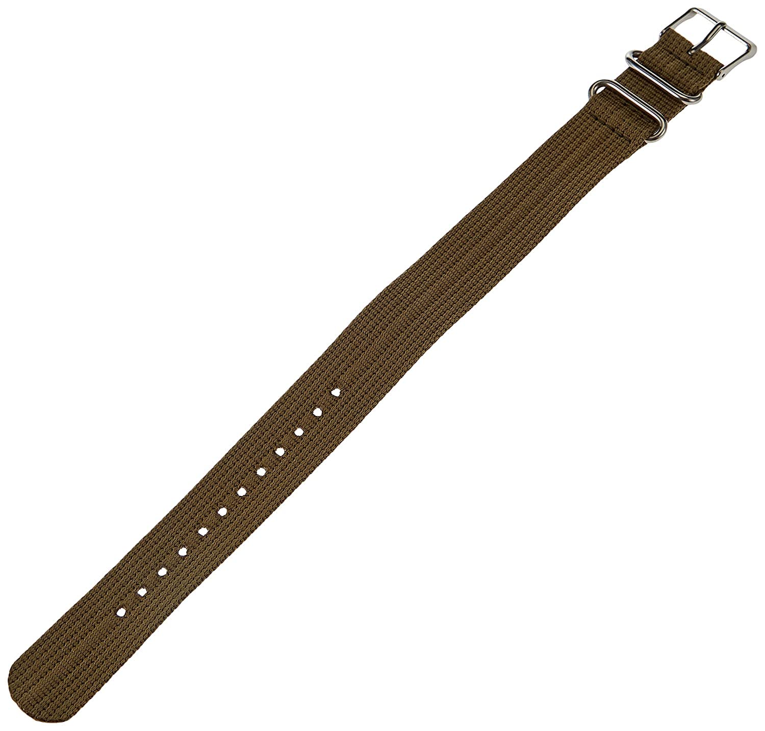 Timex Single-Layer 20mm Slip-Thru Strap