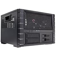 Adamant Custom 16-Core Compact Size Cube Liquid Cooled Workstation Desktop Computer PC AMD Ryzen 9 7950X3D 4.2GHz B650 Gaming 32GB DDR5 1TB NVMe Gen3 SSD 750W WiFi Bluetooth Integrated Graphics