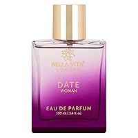 Date Eau De Parfum for Women with Pink Pepper, Red Fruit & Jasmine | Fruity & Spicy Long-Lasting EDP Fragrance Scent | 3.4 fl. oz.