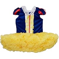 Girl's Yellow & Navy Princess Dress