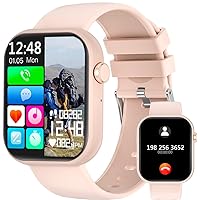 Smart Watch, Fitness Tracker with Heart Rate Monitor, Blood Pressure, Blood Oxygen Tracking, 1.83 Inch HD Touch Screen, Activity Tracker for Men and Women, Compatible with Android iOS