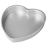 Wilton Decorator Preferred Heart Shaped Aluminum Cake Pan, 10-Inch, Light