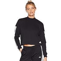 adidas Women Sweatshirts Sport ID Running Fashion Training Gym Work Out DM7279 (S) Black