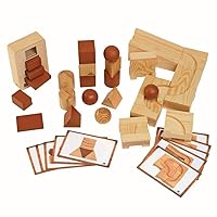 earlySTEM Early Explorer Set of 3, Environments Stacking and Sorting Blocks, Educational Toys for Kids, Early Math for Toddlers