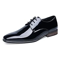 Men's Dress Oxford Shoes Lace Up Leather Classic Formal Slip-on Suit Shoes