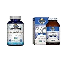 Dr. Formulated Advanced Omega Fish Oil & Multivitamin for Men - Vitamin Code Men's Raw Whole Food Vitamin Supplement with Probiotics, Vegetarian, 240 Capsules
