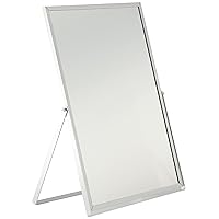 AD-605 Aluminum Tabletop Mirror, Extra Large, Easy to Read