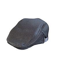 no brand (Color: Gray) Large Size Hat, Air Mesh Hunting, Big Size, Size L, Men's, Women's, Simple, Plain, Golf, Outdoor, Unisex, Size Adjustable, 23.2, 23.6, 24.0, 24.4, 24.4 inches (59, 60, 61, 62