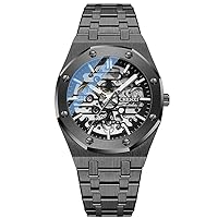 CHENXI Men Full Stainless Steel Automatic Mechanical Movement Watch