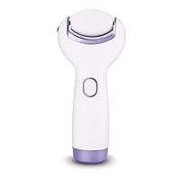 Automatic Foot File, Perfect for Pedicure, Callus Removal, Foot Scrub, Removes Rough Skin, Purple and White