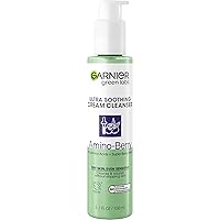 Green Labs Amino-Berry Soft Gentle Facial Cream Cleanser Hydrates and Soothes Skin, 5.07 fl oz