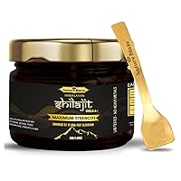 Pure Organic Himalayan Shilajit Resin for Men & Women for Energy Boost & Immune Support (30Gm / 1.0 Ounce)