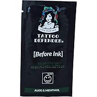 Tattoo Defender - BEFORE INK - tattoo butter - Calming, anti-redness and anti-swelling tattoo cream to use when performing the tattoo - 0.3 oz