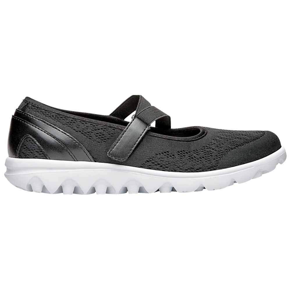 Propet Womens TravelActiv Mary Jane Walking Walking Sneakers Shoes - Grey