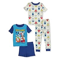 DC Super Heroes Justice League 4-Piece Toddler Pajama Set