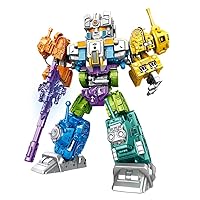 Transformer-Toys Tank Squad Six-in-One Combination Ares Transforming Robot Assembled Model Toy Gift Box: Toys for - | Fit Set | Birthday Gifts for Teenagers and Teenagers