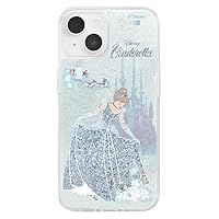 Inglem IJ-DP36LG1S/CN6 iPhone 14/13 / Disney Characters/Glitter Case/Cinderella Blue Dress