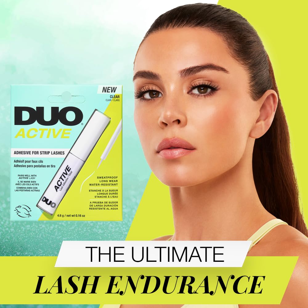 DUO Active Clear Brush On Adhesive for Striplashes 4.6g / net wt 0.16 oz