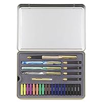 STAEDTLER calligraphy pen set, ideal for all skill levels, 899 SM5, Assorted, 33 Piece Set