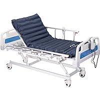5 INCH Tubular AIR Mattress – for Pressure ulcers and Bed sores – Variable Inflatable Pump System with CPR Handle – Twin Size