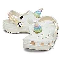 Crocs unisex-adult girls Classic I Am Rainbow Unicorn Clog (Toddler)