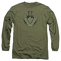 Stargate Sg1 Distressed Unisex Adult Long-Sleeve T Shirt for Men and Women