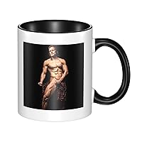 Sam Heughan Coffee Mug 11 Oz Ceramic Tea Cup With Handle For Office Home Gift Men Women Black