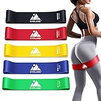 Resistance Loop Exercise Bands Set for Women Men Legs Butt Arms Shoulders Home Fitness, Strength Training, Yoga, Pilates Flexbands