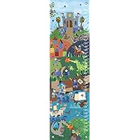 Growth Charts Knights and Dragons by Jill McDonald, 12 by 42-Inch
