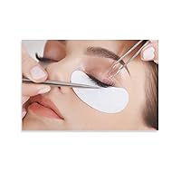 Posters Eyelash Extensions Art Poster Beauty Salon Poster Eyelash Extensions Poster Canvas Wall Art Prints for Wall Decor Room Decor Bedroom Decor Gifts 16x24inch(40x60cm) Unframe-Style