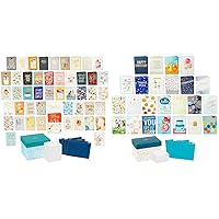 Hallmark All Occasion Boxed Set of Assorted Blank Greeting Cards with Card Organizer & All Occasion Cards Assortment—48 Cards and Envelopes with Card Organizer Box (Polka Dots)