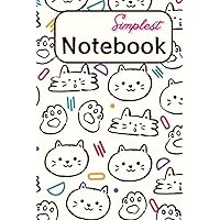 Notebook: My Simplest Lined Journal | Logbook with Beautiful and Fun Coloring Cover | Lined Pages for Notetaking, Sketching, and Journaling