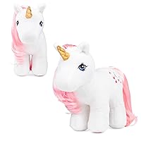 My Little Pony Unicorn and Pegasus Plush - Moondancer - Collector Plushie, Retro Stuffed Toy Animal, Kid, Toddler, Girl, boy, Mom, Birthday, Ages 3+