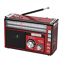 Triple-Band Radio Vintage Portable Plug-in Card Speaker FM Semiconductor Radios