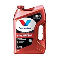 Valvoline High Mileage with MaxLife Technology SAE 10W-30 Synthetic Blend Motor Oil 5 QT