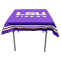 College Flags & Banners Co. Louisiana State LSU Tigers Logo Tablecloth or Table Overlay