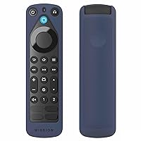 Amazon Alexa Voice Remote Pro Bundle: Includes, Amazon Alexa Voice Remote Pro | Black, and Made for Amazon Remote Cover Case | Dark Blue