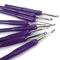 Phicus 8PCS 2.5-6mm Small Crochet Hooks Stitches Knitting s Crochet Set Hand Weave Tool Sewing Accessories Crochet Hook Set - (Color: Random Color, CN, Size: 13cm)