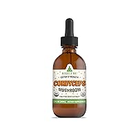 Organic Cordyceps Mushroom Extract - Cognitive Support and Immunity Boost Tincture - 60 ml. Vegan Herbal Drops
