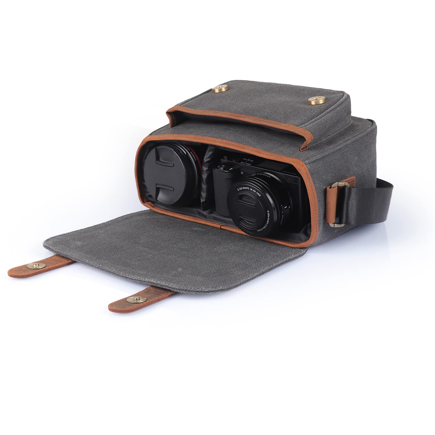 MegaGear Sequoia Waterproof Camera Case For Canon, Nikon, Sony System Cameras, Dslr Cameras,Brown