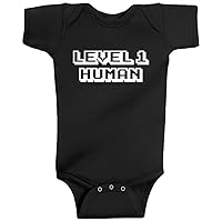 Threadrock Baby Boys' Level 1 Human Infant Bodysuit