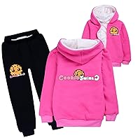 Kids Casual Active Tracksuits Cookie Swirl C Sweatshirts and Pants Sets Fleece Warm Comfy Clothing Outfits for Winter