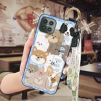 Lulumi-Phone Case for Cubot C30, Cartoon Waterproof Soft case Ring Back Cover Silicone Cute Wristband Phone Holder Durable Dirt-Resistant Anti-dust Lanyard Anti-Knock Kickstand