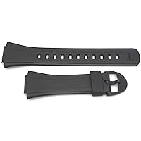Casio Genuine Black Resin 27/16mm Watch Strap- 10090624