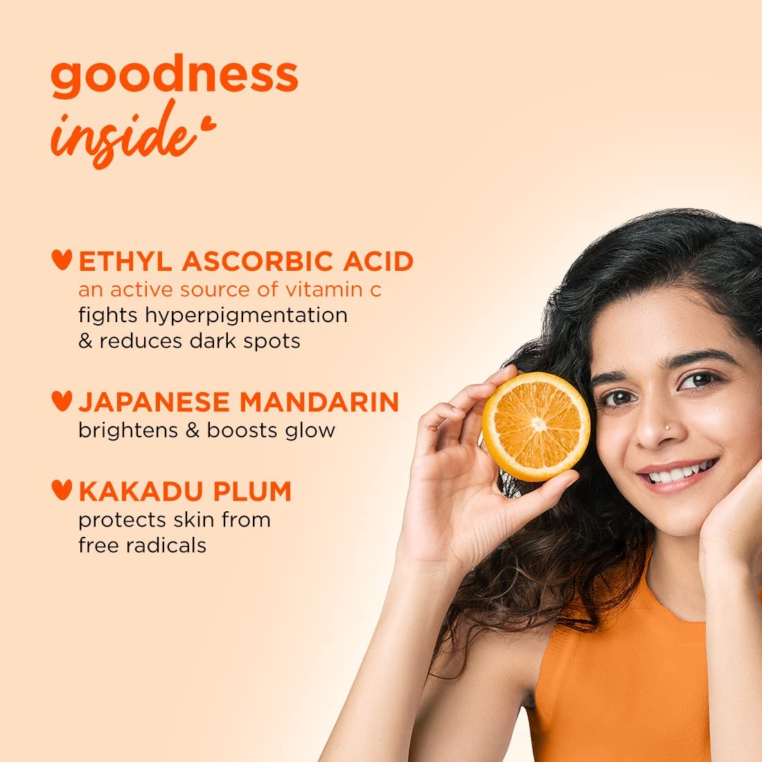Plum 15% Vitamin C Face Serum with Mandarin for All Skin Type with Pure Ethyl Ascorbic Acid for Hyperpigmentation & Dull Skin, Fragrance-Free, 0.67 Fl Oz
