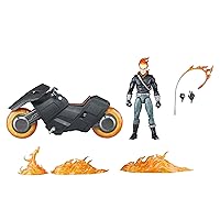 Marvel Legends Series Ghost Rider (Danny Ketch) with Motorcycle, 85th Anniversary Comics Collectible 6-Inch Action Figure