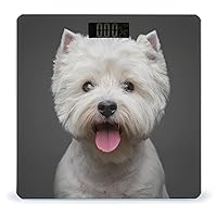 Beautiful Terrier Dog Fashion Slim Digital Bathroom Scale for Body Weight with Easy Read LCD Home Gym