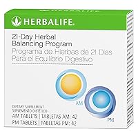 Herbal Balancing Program of 21-Days 42 Tablets for AM/42 Tablets for PM Dietary Supplement