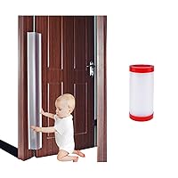 Door Jam Shield Finger Pinch Guard for Baby Proofing, Kids, Door Pinch Guard, Cover Pinch Guard for 90 & 180 Degree Doors Frame & Baby Gate. 47.2